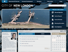 Tablet Screenshot of ci.new-london.ct.us